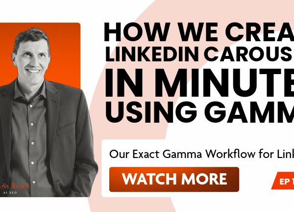How We Create LinkedIn Carousels in Minutes Using Gamma