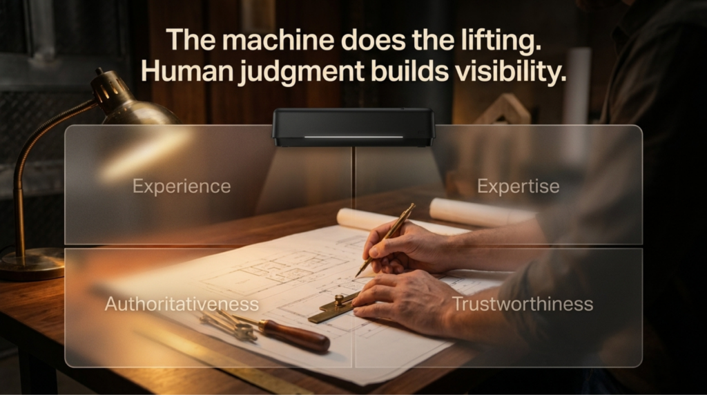 The machine does the lifting
