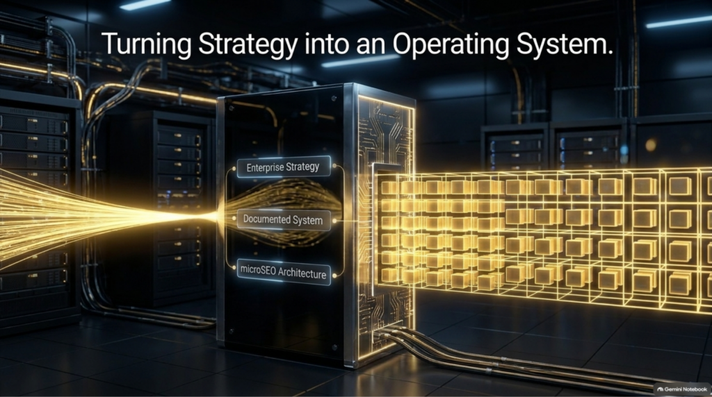 Turning Strategy into an Operating System